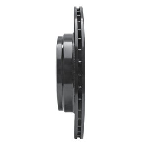 BMW 530I Brake Rotor (1) - Rear Right - R1 Concepts - Drilled & Slotted - Black - `04-`10